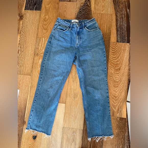 Abercrombie and Fitch High Rise Vintage Straight Jean curve love - Picture 4 of 7